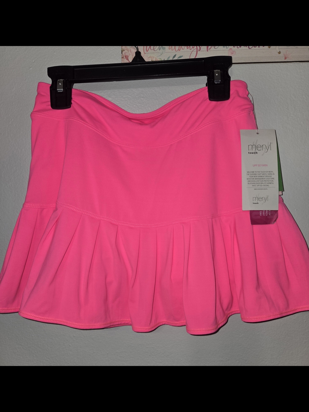 Lilly Pulitzer Neon Pink Pleated Skater Skirt
